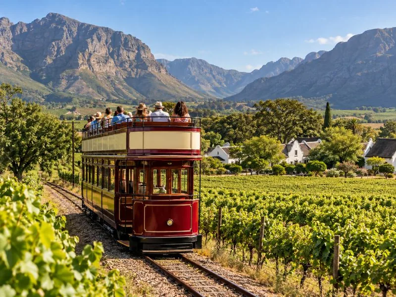 Franschhoek Wine Tram Hop-on Hop-off from Cape Town